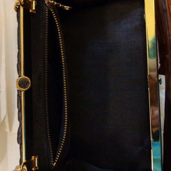 Vintage black leather clutch from The Denver - Picture 7 of 10